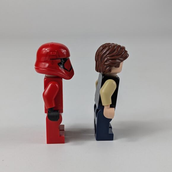 Lego Minifigures Han Solo Wavy Hair sw0771 Sith Trooper Episode 9 sw1065 - Picture 4 of 5